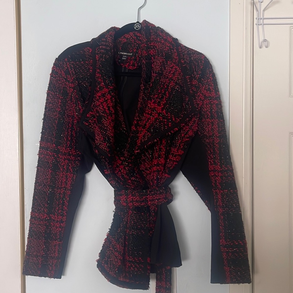 Plaid Pattern Fitted Coat
